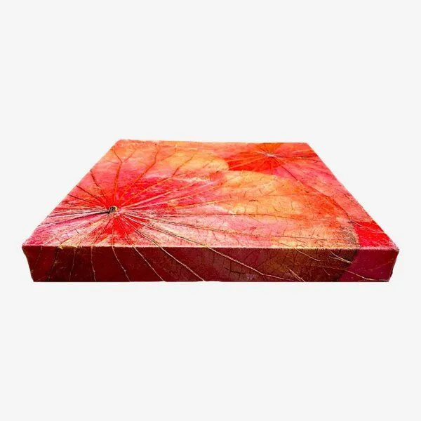 Der Lindwurm Der Lindwurm Lotuswandbild ca. 30x 30cm, Rot, – Produktbild 2 von 2