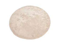 HANS NATUR Teppich Bio-Baumwolle rund taupe Durchmesser 114 cm, Höhe 1,5 cm – Produktbild 1 von 1