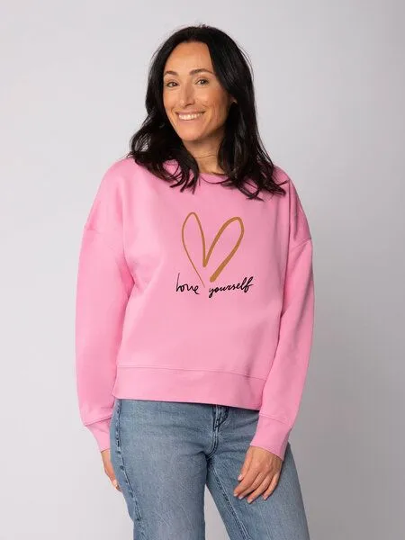 watapparel watapparel Sweatshirt Frauen Self Love, Bubble pink, – Produktbild 2 von 2