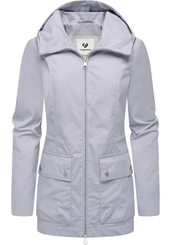 ragwear ragwear Outdoorjacke Monadetta A Leichte Kapuzenjacke für die Übergangszeit, Lila, – Produktbild 5 von 5