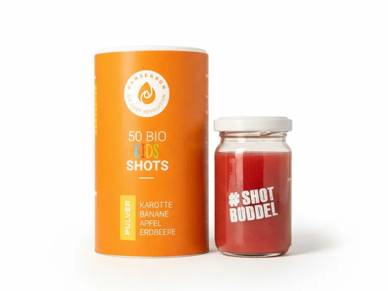 Hansegrün Hansegrün 50 Bio Daily Kids Shots – Produktbild 1 von 2