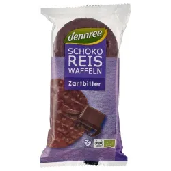 dennree Reiswaffeln mit Zartbitterschokolade – Produktbild 1 von 1