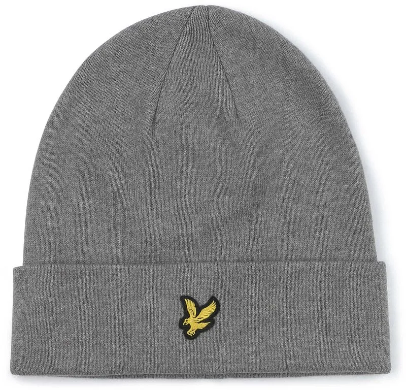 Lyle and Scott Lyle & Scott Beanie Wool Blend Grau -, Grau, – Produktbild 2 von 2