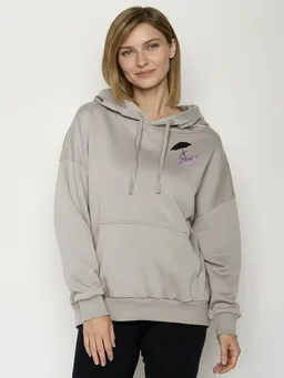 GreenBomb GREENBOMB Cat Walk Mello - Lässiger Hoodie aus Bio-Baumwolle / hochwertiger Print / GOTS / Fair & Vegan – Produktbild 1 von 1