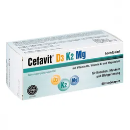 Cefavit Cefavit D3 K2 Mg Hartkapseln – Produktbild 1 von 1