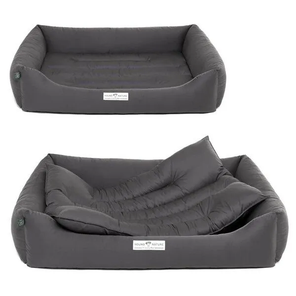 HOUND & NATURE HOUND & NATURE Öko Hundebett BERN, Grau, – Produktbild 2 von 4
