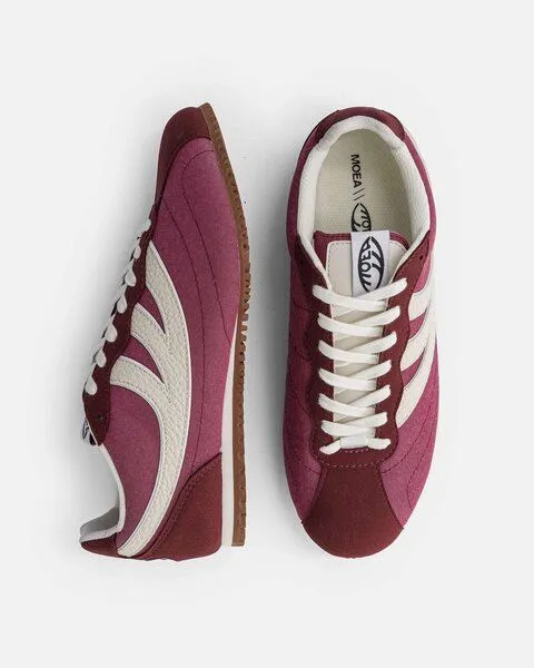 MoEa MoEa Sneakers Rise - Bordeaux & Beige - Mushroom, Natural, – Produktbild 2 von 4