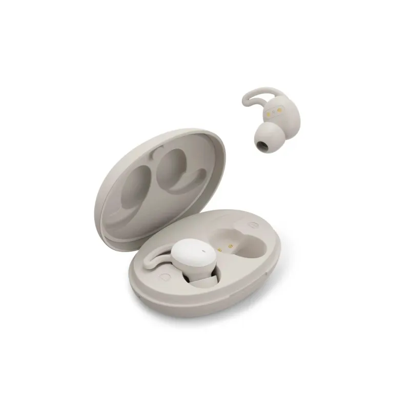 Hama Hama Bluetooth®-Kopfhörer "Spirit Calm", TWS, In-Ear, Schlafkopfhörer, Weiß/grau, – Produktbild 1 von 5