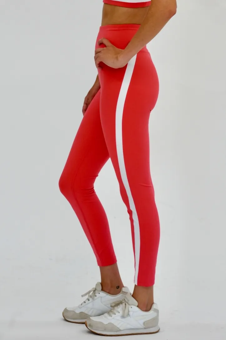 SEAAV SEAAV Damen vegan Legging Sculpt Koralle, Rot, – Produktbild 2 von 2