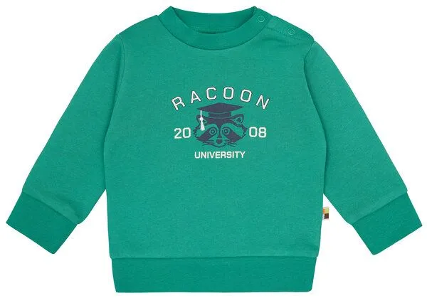 loud + proud loud + proud Babys & Kinder Sweatshirt mit Druckmotiv, GOTS-zertifiziert, Plant(grün), – Produktbild 1 von 2