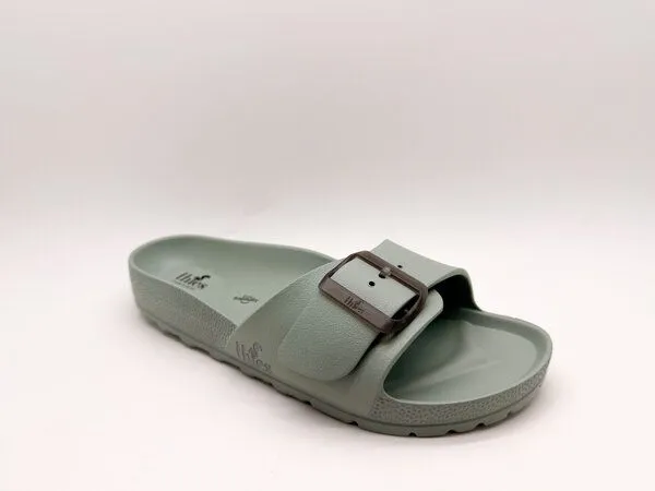 thies Vegane Ecofoam Strap Sandale von thies ® aus recyceltem EVA, Aloe, – Produktbild 3 von 4