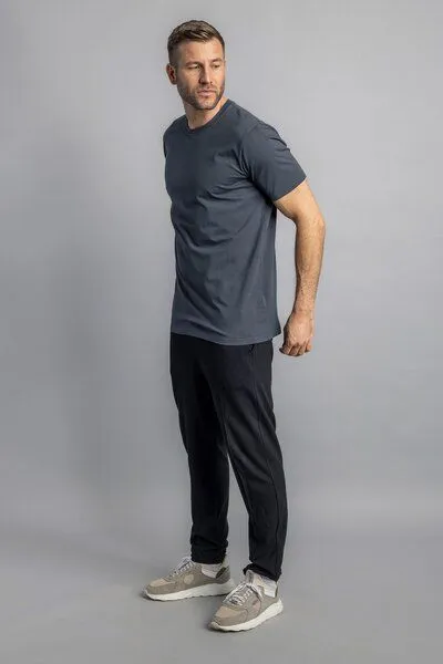 DIRTS dirts Premium Blank T-Shirt SLIM, Charcoal, – Produktbild 2 von 2