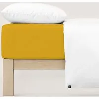 Schlafgut Schlafgut Spannbettlaken Casual Organic - 100% Biobaumwolle, Yellow deep, – Produktbild 2 von 5