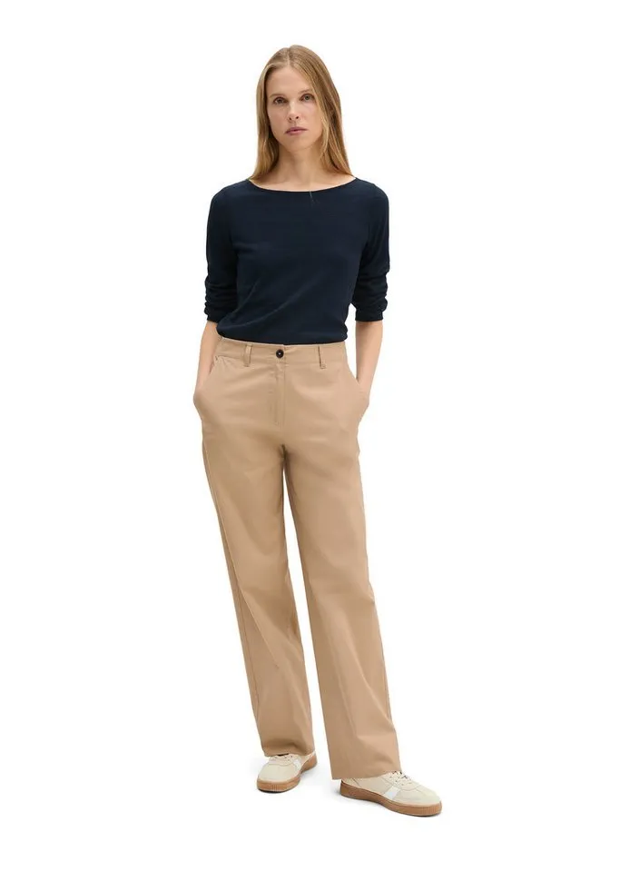 Marc O'Polo Marc O'Polo Longsleeve regular aus Organic Cotton, Blau, – Produktbild 4 von 5