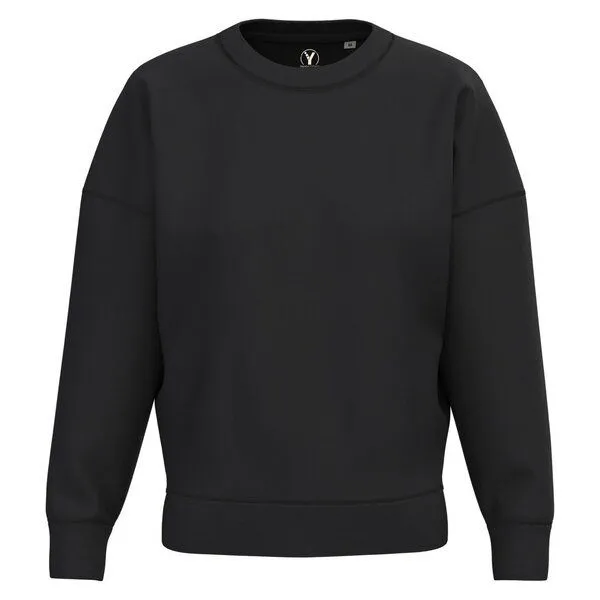 YTWOO YTWOO Damen Basic Sweatshirt, Schwarz, – Produktbild 1 von 4