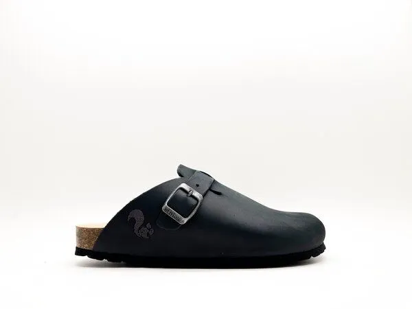thies thies ® Eco Clogs aus vegetabil gegerbtem Leder, Truffle black, – Produktbild 2 von 4