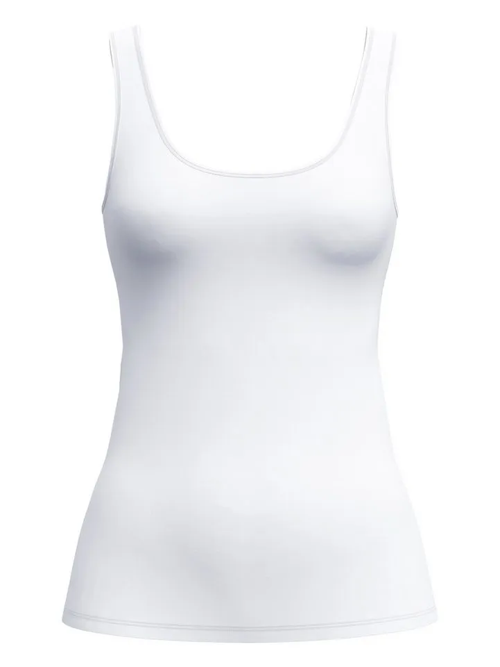 CALIDA CALIDA Unterhemd Sleek Skin Rundhalsausschnitt, Single-Jersey-Qualität, Weiß, – Produktbild 2 von 5