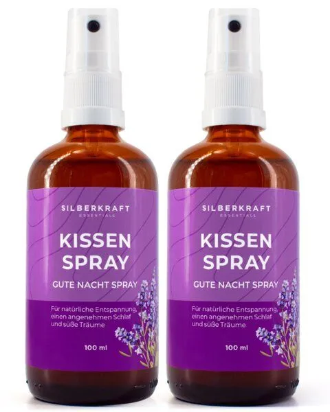 Silberkraft Silberkraft Kissenspray mit 100 % Bio Lavendel – Produktbild 3 von 8