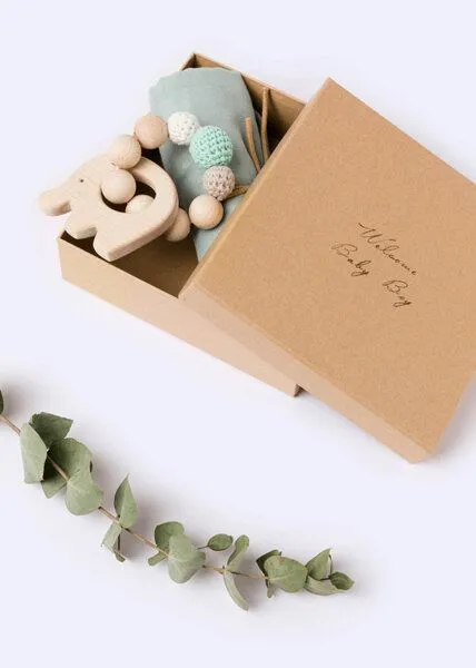 NoniKids Berlin NoniKids Berlin NoniKids Geschenkebox *Petit Animals* mint I GOTS & Bio – Produktbild 7 von 8
