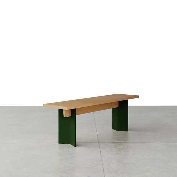 Hausen Hausen Bank FOLD Oak, Schwarz (ral 9005), – Produktbild 1 von 4