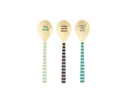 RICE RICE Kaffeelöffel Teelöffel Set 3 Stück aus Melamin, robust & spülmaschinengeeignet – Produktbild 1 von 1
