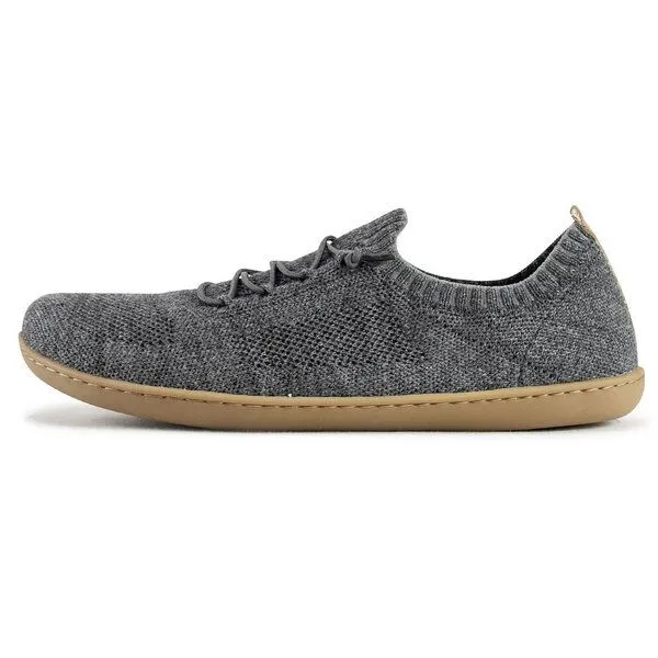 Doghammer Doghammer Nachhaltiger Barfußschuh aus gestrickter Wolle - Terrar Knit, Grey-melange (grau), – Produktbild 1 von 3