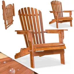Casaria® Liegestuhl Adirondack 2er-Set Akazienholz klappbar – Produktbild 1 von 1