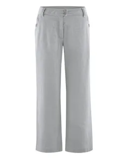 HempAge Hempage Damen vegan Culotte Mit Hoher Leibhöhe 7/8 Länge Quarzgrau – Produktbild 1 von 1