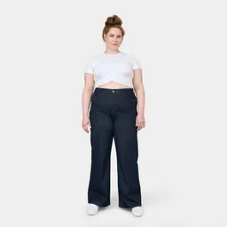 DAWN Damen Jeans DEW High Waist Flared DAWN Bio-Baumwolle Curvy – Produktbild 1 von 1
