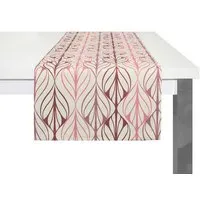Nature by Adam Nature by Adam Tischläufer aus 100% Bio-Baumwolle - Made in Germany - Wave, Rot, – Produktbild 1 von 1