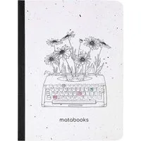 matabooks® Matabooks Notizbuch aus Graspapier mit Samen, Typewriter, A6, 102 Blatt – Produktbild 1 von 1