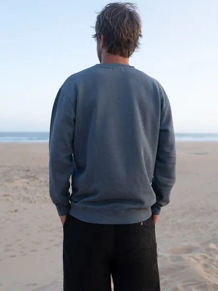 FUXBAU FUXBAU Männer fux Pullover - seegrün, seeblau & rot, Seeblau, – Produktbild 4 von 4