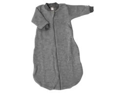 Lilano Lilano Schlafsack Baby langer Arm Bio-Merinowolle grau Gr.62/68 – Produktbild 1 von 1