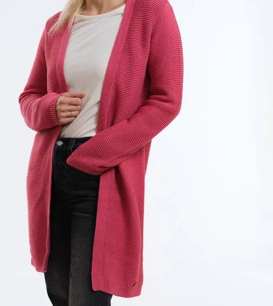 Gary Mash GARY MASH Long-Cardigan Alamo aus Biobaumwolle, Beere, – Produktbild 4 von 4