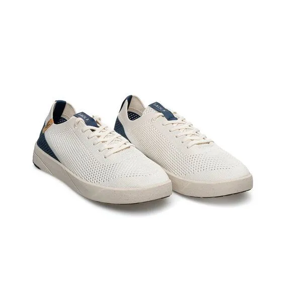 SAOLA SAOLA Vegane Sneakers - ultra leicht und komfortabel ohne keine Fersenverstärkung - Ezo M, White navy, – Produktbild 3 von 4