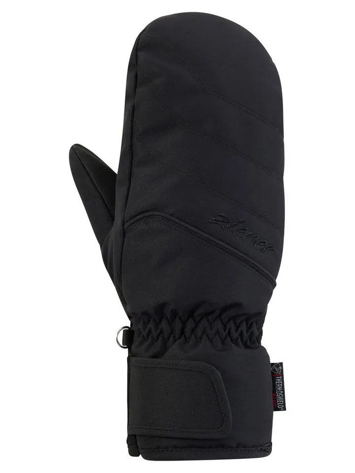 Ziener Ziener Fäustlinge KHANIANA-Z PrimaLoft® DAMEN wasserabweisend, windabweisend, atmungsaktiv, extra warm, Schwarz, – Produktbild 2 von 3