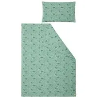 loud proud loud + proud Kinder Jersey Bettwäsche-Set 100 x 135cm, GOTS-zertifiziert, Bamboo(grün), – Produktbild 1 von 1