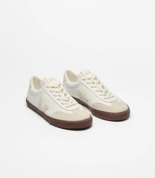 Veja Veja Herren-Sneaker Volley OT Leather White Natural Bark – Produktbild 3 von 3