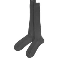 grödo Damen und Herren Kniestrümpfe Bio-Baumwolle Bio-Schurwolle Feinstrick anthrazit Gr.45-46 – Produktbild 1 von 1
