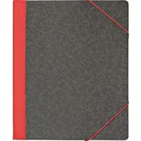 Memo memo Eckspannmappe 'Noir' DIN A4 rot – Produktbild 1 von 1