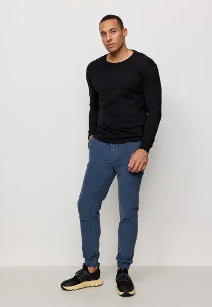 recolution Herren Cord Jogg Chino aus Bio-Baumwolle - CYPERUS - recolution, Dark arctic blue (blau), – Produktbild 1 von 4