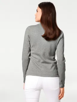 heine Feinstrickjacke grau-melange – Produktbild 1 von 1