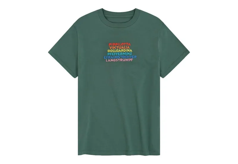 Bavarian Caps Bavarian Caps T-Shirt Bavarian Caps Damen T-Shirt "Pippilotta Viktualia" (T-Shirt, T-Shirt), Grün, – Produktbild 1 von 3