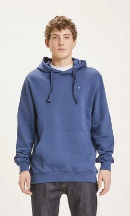 KnowledgeCotton Apparel KnowledgeCotton Apparel Kapuzenpullover - Elm Hood Basic Badge Sweat GOTS Vegan – Produktbild 1 von 1