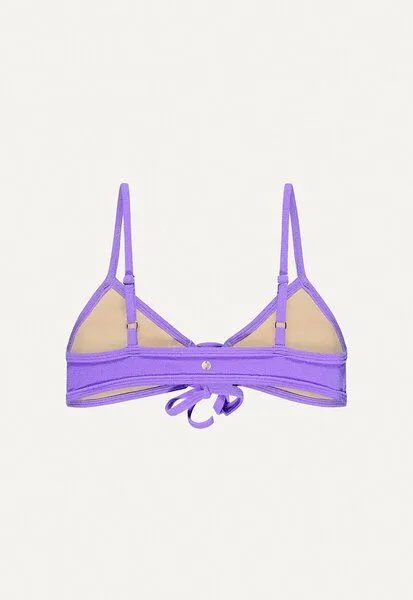 Oy Oy Bikini Oberteil „Joran“ aus Frotte-Stoff, Lila, – Produktbild 2 von 3