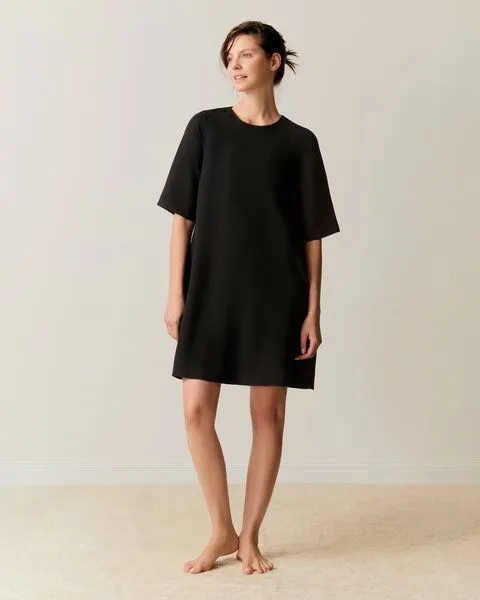 Studio.29 Studio.29 Panama Dress - Tencel Linen, Schwarz, – Produktbild 1 von 2
