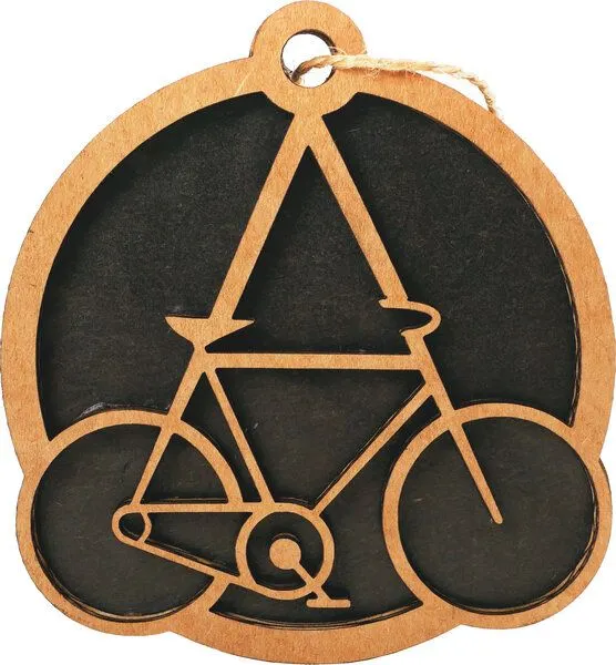 roots of compassion roots of compassion Upcycling-Baumschmuck "Bike Anarchy" | 6 St. | Weihnachten, Deko, Weihnachtsbaum, Geschenk – Produktbild 2 von 4