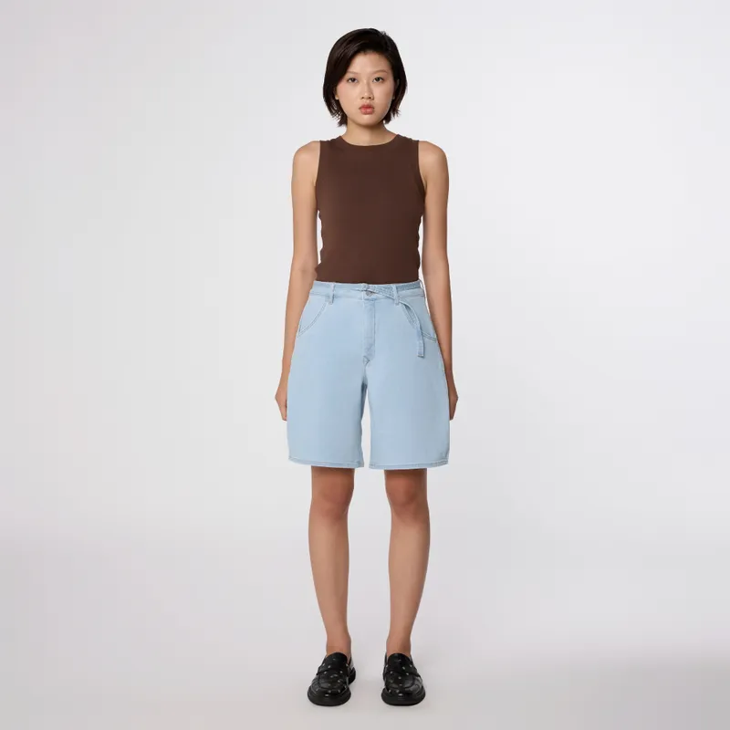 DAWN BLINKY Soft Denim - Shorts - Bright Blue - Bright Blue / 32 / 9 – Produktbild 1 von 1