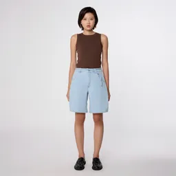 DAWN BLINKY Soft Denim - Shorts - Bright Blue - Bright Blue / 32 / 9 – Produktbild 1 von 1