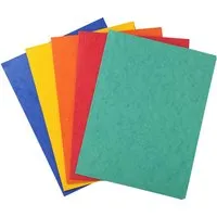 50 Exacompta Sammelmappen, Colorspan-Karton, 390 g/m², DIN A4, 3 Klappen, sortiert – Produktbild 1 von 1